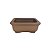 Vaso Cerâmico Para Bonsai Retangular Literato 10x8x4cm 59lr - Imagem 4