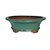 Vaso Cerâmico P/ Bonsai Oval Literato 18,5x14,3x6,5cm 1203lo - Imagem 2
