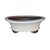 Vaso Cerâmico P/ Bonsai Oval Literato 18,5x14,3x6,5cm 1203lo - Imagem 3