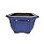 Vaso Cerâmico Para Bonsai Quadrado Literato 16x16x10cm 461le - Imagem 3