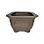 Vaso Cerâmico Para Bonsai Quadrado Literato 16x16x10cm 461le - Imagem 1