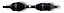 Semi Eixo Dianteiro Toyota Hilux 2.8 2016 A 2022 3434300k060 - Imagem 1