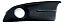 Grade Farol Milha Esquerdo Vw Fox 2010 A 2014 5z0853665e - Imagem 1