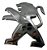 Emblema Simbolo Tampa Traseira Peugeot 2008 Ano 2016 A 2021 - Imagem 1