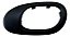 Moldura Maçaneta Interna Direita Peugeot 206 207 9628404977 Preto Dianteira/traseira - Imagem 1