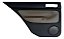 Forro De Porta Traseiro Esquerdo Volkswagen Golf 2006 A 2012 Preto - Imagem 1