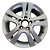 Roda Aro 16 Mercedes B170 B180 2008 A 2012 Prateado - Imagem 1