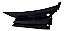 Grade Churrasqueira Esquerda Ford Fiesta 2007 A 2014 Antigo Preto Fosco - Imagem 1