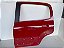 Porta Traseira Esquerda Fiat Uno Way 2011 A 2018 Traseira Esquerdo Vermelho - Imagem 1