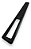 Friso Moldura Porta Dianteira Direita Jeep Renegade 50928846 Preto - Imagem 1