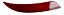 Refletor Olho Gato Direito Fiat Grand Siena 2013 A 2019 Vermelho - Imagem 1