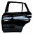 Porta Traseira Esquerda Bmw X1 2016 2017 2018 2019 2020 Traseira Esquerdo Preto - Imagem 1