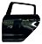 Porta Traseira Esquerda Peugeot 2008 2016 Até 2021 Traseira Esquerdo Preto - Imagem 1