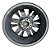 Roda Aro 16 Peugeot 2008 2016 Até 2021 Preto - Imagem 4