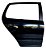 Porta Traseira Direita Volkswagen Fox 2015 A 2020 Traseira Direito Preto - Imagem 1