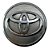 Calota Central Roda Toyota Corolla 2009 A 2014 Prateado - Imagem 1