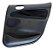 Forro De Porta Traseiro Direito Peugeot 207 Preto - Imagem 1