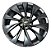 Roda Aro 17 Chevrolet Cruze 2017 A 2021 Preto - Imagem 1