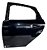 Porta Traseira Esquerda Ford Focus Sedam 2014 A 2018 Traseira Esquerdo Preto - Imagem 1