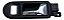 Maçaneta Interna Dianteira Direita Vw Golf 1999 A 2012 Preto Dianteira - Imagem 1