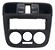 Moldura Central Painel Volkswagen Gol Parati Saveiro G4 Preto - Imagem 1