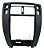 Moldura Central Painel Hyundai Tucson 2008 A 2016 Ar Digital Cinza-escuro - Imagem 1