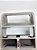 Moldura Central Painel Fiat Uno 2003 A 2009 Cinza - Imagem 4