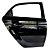 Porta Traseira Direita Hyundai Hb20 Hatch 2013 A 2019 Traseira Direito Preto - Imagem 1
