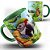 Caneca Brasil Arara Macaw tropical bicho preguiça 24 - Imagem 2