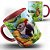 Caneca Brasil Arara Macaw tropical bicho preguiça 24 - Imagem 5
