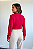 CAMISA FEMININA GOLA V EM VISCOLINHO PINK - Imagem 2