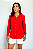 CAMISA FEMININA GOLA V EM VISCOLINHO VERMELHO - Imagem 1