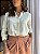 CAMISA FEMININA GOLA V EM VISCOLINHO OFF WHITE - Imagem 5