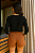 CAMISA FEMININA GOLA V EM VISCOLINHO PRETO - Imagem 2
