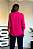 CAMISA FEMININA OVERSIZED GOLA TRADICIONAL EM VISCOLINHO PINK - Imagem 2