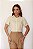CAMISA SOCIAL FEMININA MANGA CURTA OFF WHITE - Imagem 1