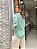 CAMISA FEMININA GOLA V EM VISCOLINHO AQUAMARINE - Imagem 2