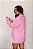 CAMISA FEMININA OVERSIZED GOLA TRADICIONAL EM VISCOLINHO ROSA PRIMAVERA - Imagem 6