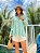 CAMISA FEMININA OVERSIZED GOLA TRADICIONAL EM VISCOLINHO AQUAMARINE - Imagem 1