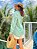 CAMISA FEMININA OVERSIZED GOLA TRADICIONAL EM VISCOLINHO AQUAMARINE - Imagem 2