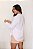 CAMISA FEMININA GOLA V EM VISCOLINHO BRANCO - Imagem 2
