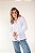 CAMISA FEMININA OVERSIZED GOLA TRADICIONAL EM VISCOLINHO BRANCA - Imagem 4
