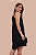 VESTIDO LENÇO CHIC COR PRETA - Imagem 2