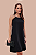 VESTIDO LENÇO CHIC COR PRETA - Imagem 1
