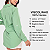 Camisa Feminina Oversized Gola Tradicional em Viscolinho cor Verde Menta - Imagem 5