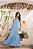 Vestido longo Verano cor Baby Blue - Imagem 4