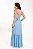 Vestido longo Verano cor Baby Blue - Imagem 2