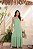 Vestido longo Verano cor Verde Menta - Imagem 5