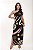 Vestido longo Fenda estampa Cosmic Shine - Imagem 1