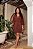 Vestido curto Isla cor Café - Imagem 4